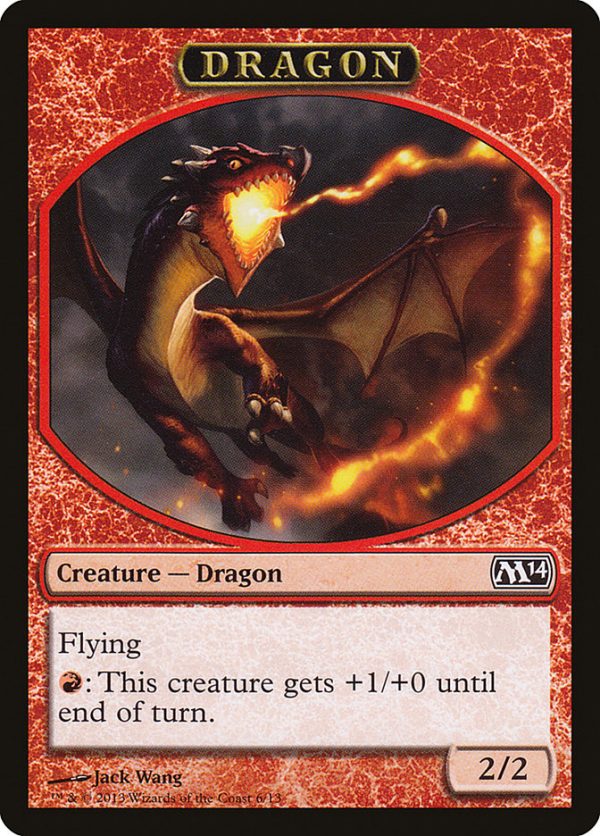 Dragon Token [Magic 2014 Tokens] on Sale