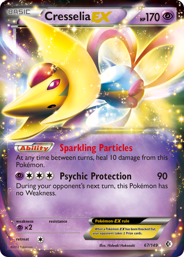 Cresselia EX (67 149) [Black & White: Boundaries Crossed] on Sale