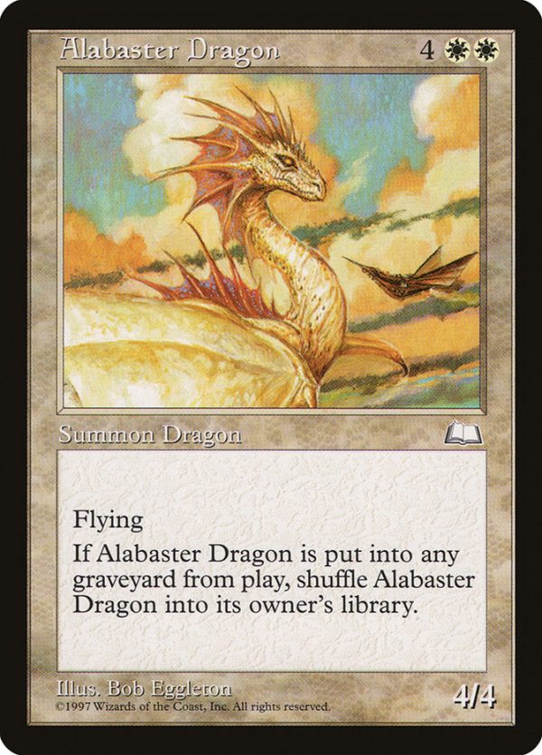 Alabaster Dragon [Weatherlight] For Cheap