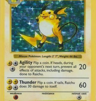 Raichu (14 102) [Base Set Shadowless Unlimited] Online now