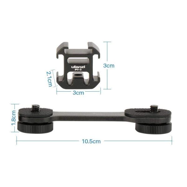 Ulanzi PT-3 Triple Cold Shoe Mount For Cheap